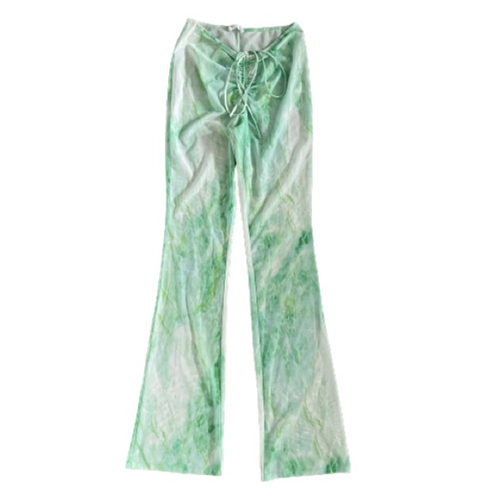 Good American Mesh Ruched V Boot Pant - Picture 5 of 11